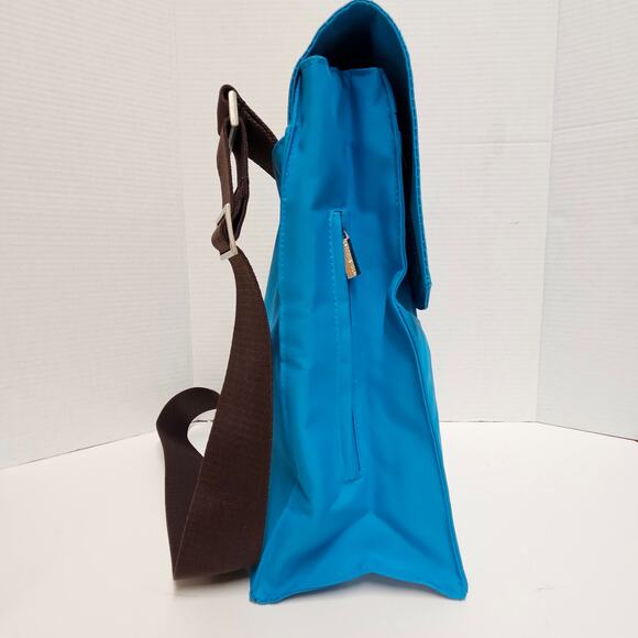 Blue Vintage Milano Series Shoulder/Crossbody Satchel Messenger Bag - Picture 6 of 13